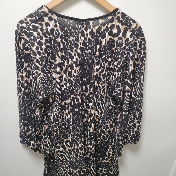 Rodeo Fox | Black & Cream Leopard Velvet - Picture 4 of 7